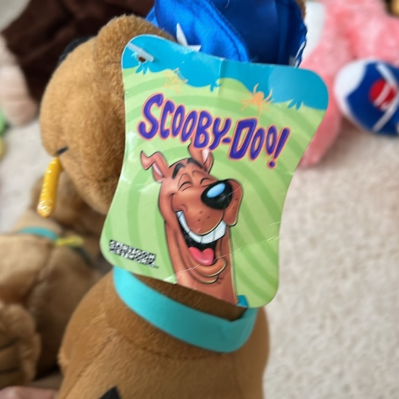 Set of 2 Scooby Doo Stuffed Toy - New - Picture 10 of 10